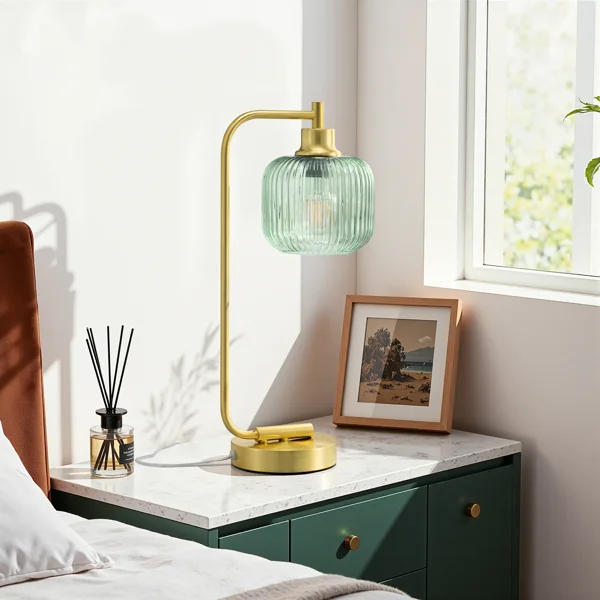 18.5" Dimmable Table Lamp With Usb And Touch Control - Image 2