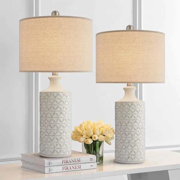 Amarchand 24.75" Ceramic Standard Table Lamp (Set of 2) (Set of 2) - Image 2