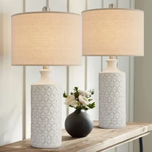 Amarchand 24.75" Ceramic Standard Table Lamp (Set of 2) (Set of 2)