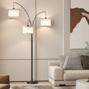 Bidal 78'' H 3-Light Arc Floor Lamp